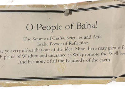 The Baha’i Religion